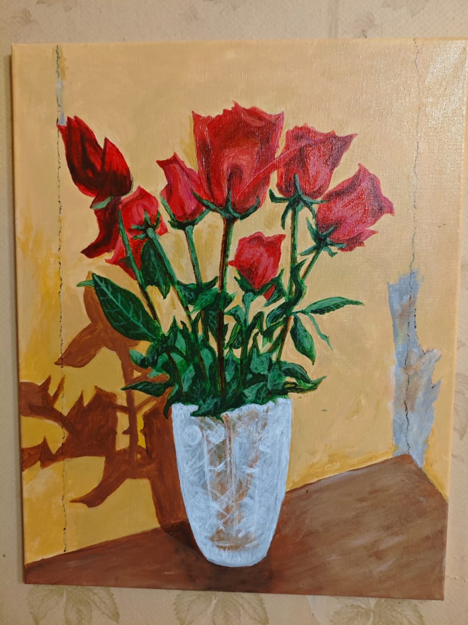 Картина с розами